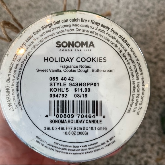 Sonoma Holiday Pillar Candle Set - Picture 2 of 3